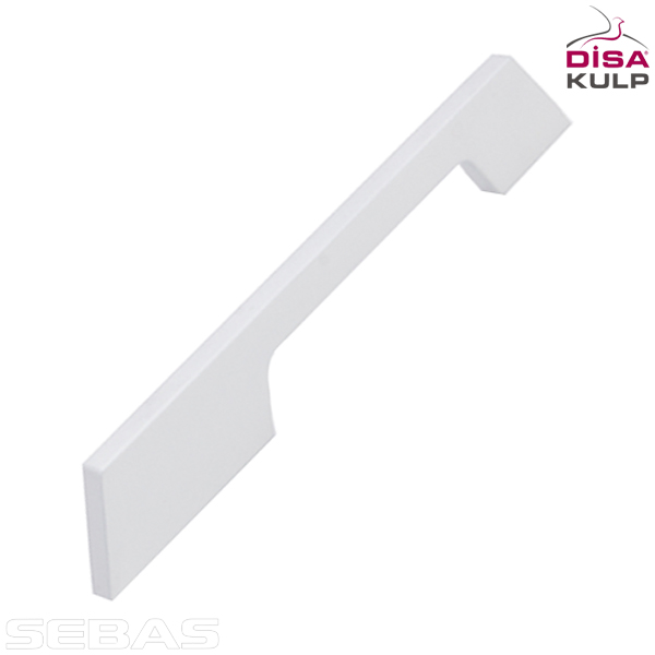 Мебельная ручка 1021 Белая. DISA
