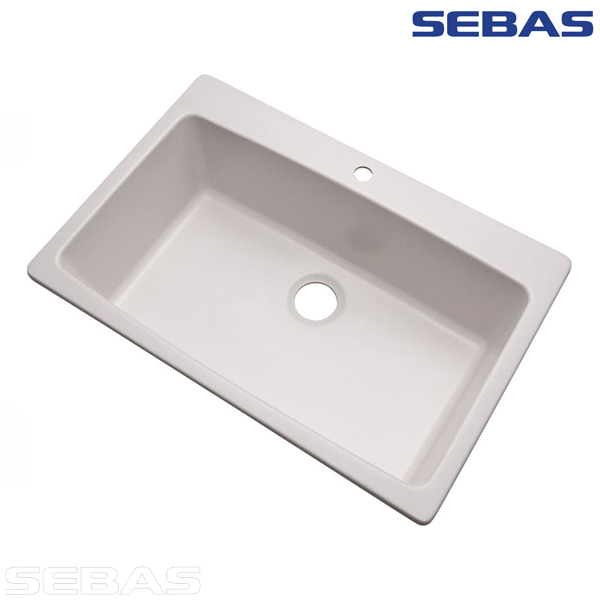Односекционная мойка ADL-6846G Пирит. SEBAS