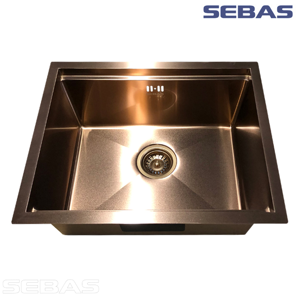 Односекционная мойка S1101B Rose Gold. SEBAS