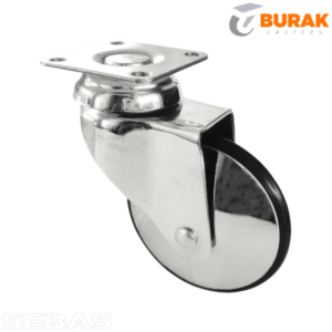 Rotilă Rotilă pentru mobilier cu plăcuţă pentru înşurubat, rotativă № 0752_CCS ...