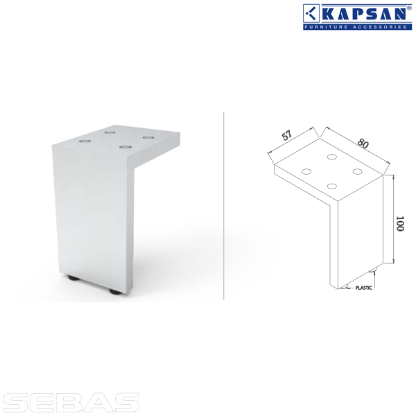 Опора мебельная Nexo KAL-0163. KAPSAN