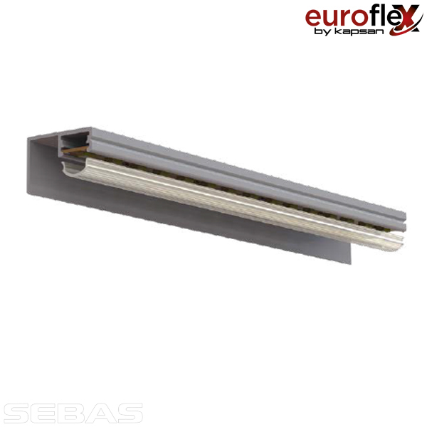 Алюминиевый профиль для светодиодных лент для цоколя. Euroflex