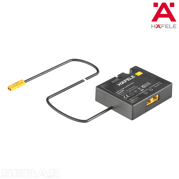 Разветвитель 2-х канальныйсо входом для включателя 12V. HÄFELE