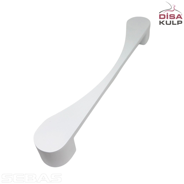 Мебельная ручка 1550 Белая. DISA