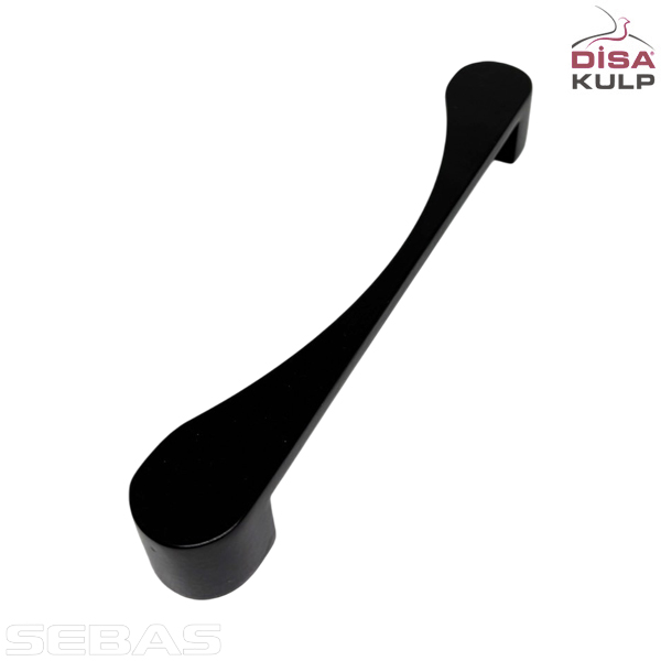 Мебельная ручка 1550 Черная. DISA