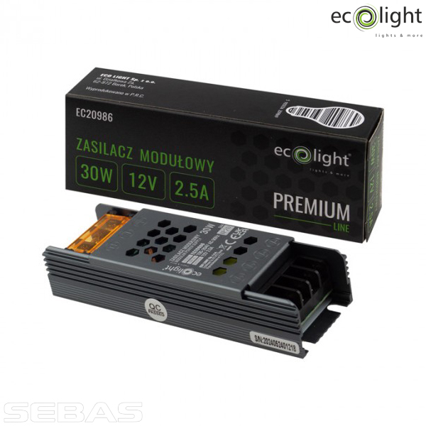 Блок питания LED PREMIUM 12V IP20. EcoLlight