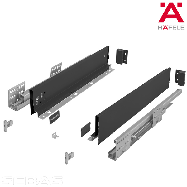 Matrix Box S Slim 16/H=84 Антрацит. HÄFELE