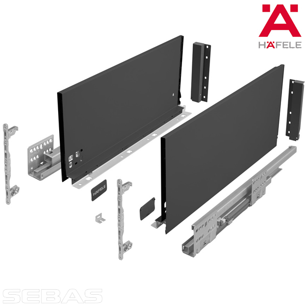 Matrix Box S Slim 16/H=199 Антрацит. HÄFELE