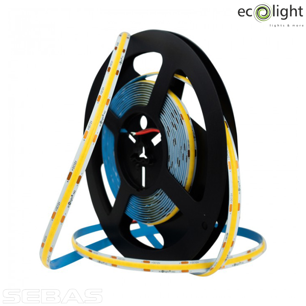 Светодиодная LED лента COB 7W/M 735Lm/M 320Led/M 12V IP67. EcoLight