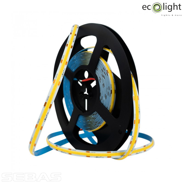 Светодиодная LED лента COB 7W/M 735Lm/M 320Led/M 24V IP67. EcoLight