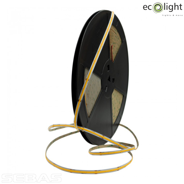 Светодиодная LED лента COB 9W/M 990Lm/M 480Led/M 24V IP20. EcoLight