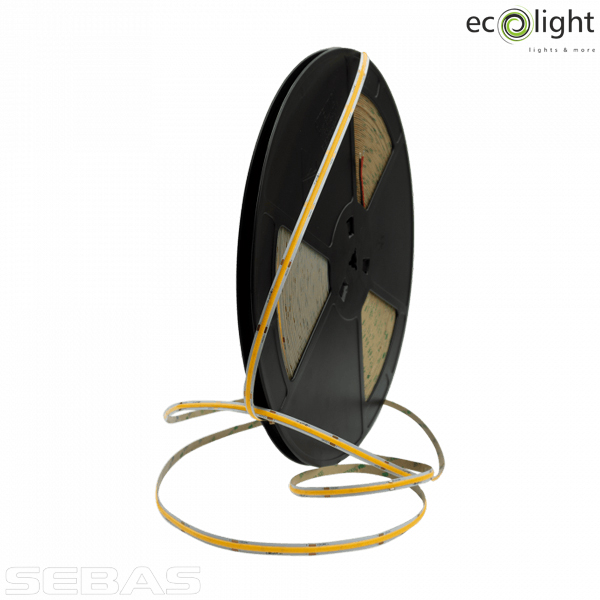 Светодиодная LED лента COB 9W/M 990Lm/M 480Led/M 12V IP20. EcoLight