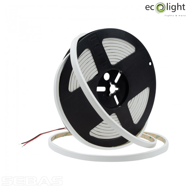 Светодиодная LED лента COB NEON 7W/M 310Lm/M 480Led/M 24V H=8mm IP67. EcoLight