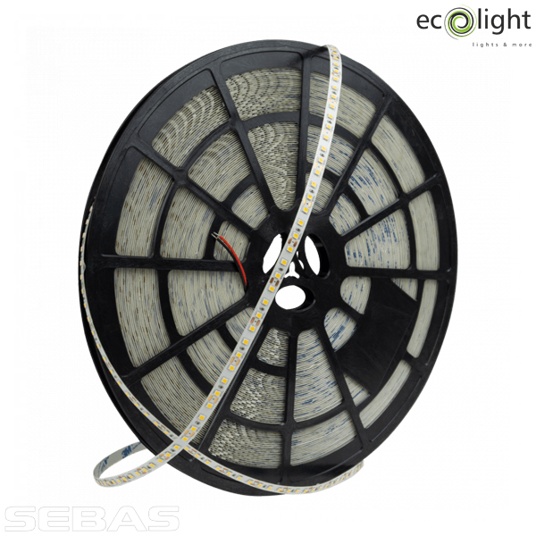Светодиодная LED лента SMD2835 9.6W/M 600Lm/M 120Led/M 12V IP20. EcoLight